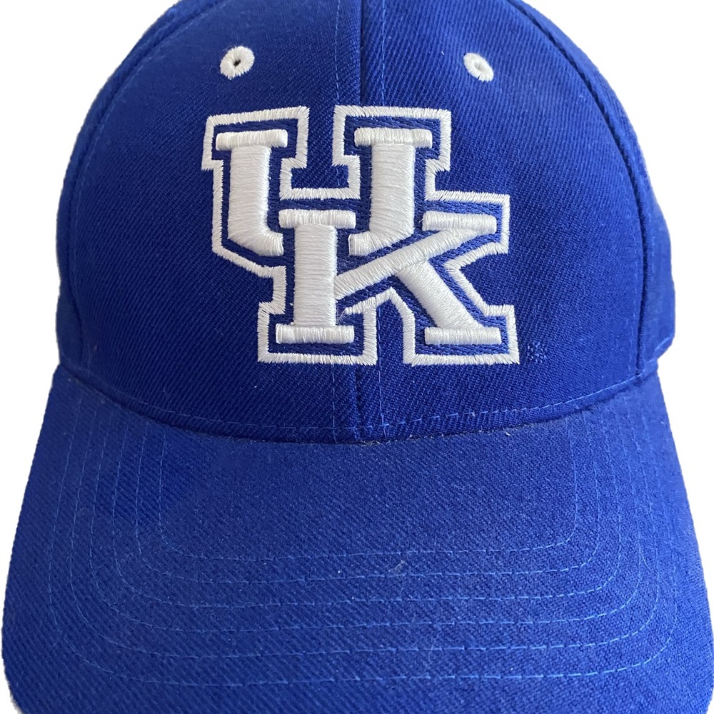 Top of the World Blue and White Hat with UK Logo